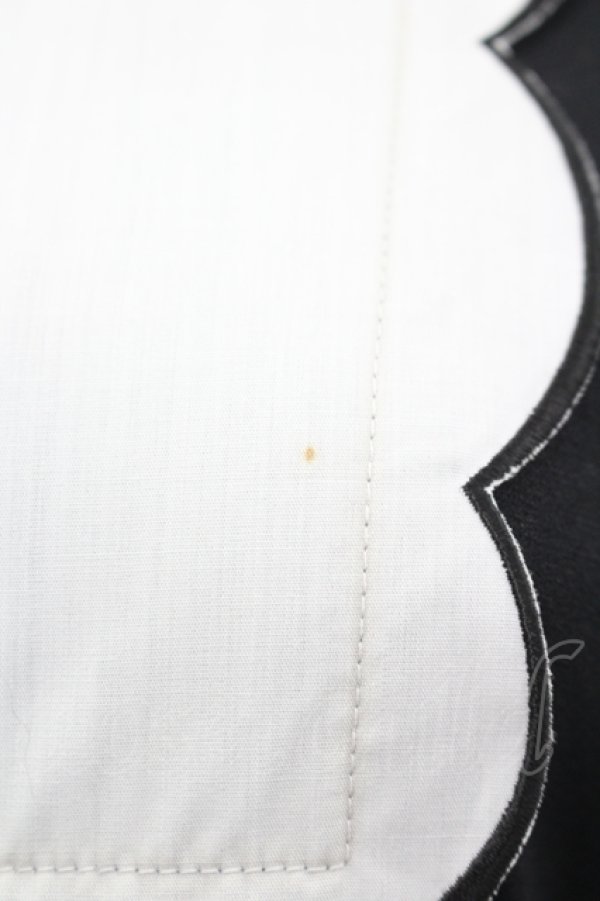 画像2: MILK / Annieワンピ  黒Ｘアイボリー I-26-04-06-043-ML-OP-SA-ZI (2)