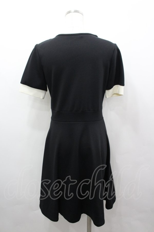 画像4: MILK / Annieワンピ  黒Ｘアイボリー I-26-04-06-043-ML-OP-SA-ZI (4)