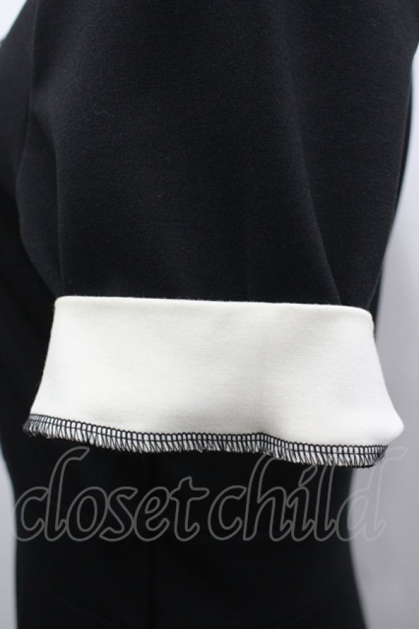 画像3: MILK / Annieワンピ  黒Ｘアイボリー I-26-04-06-043-ML-OP-SA-ZI (3)