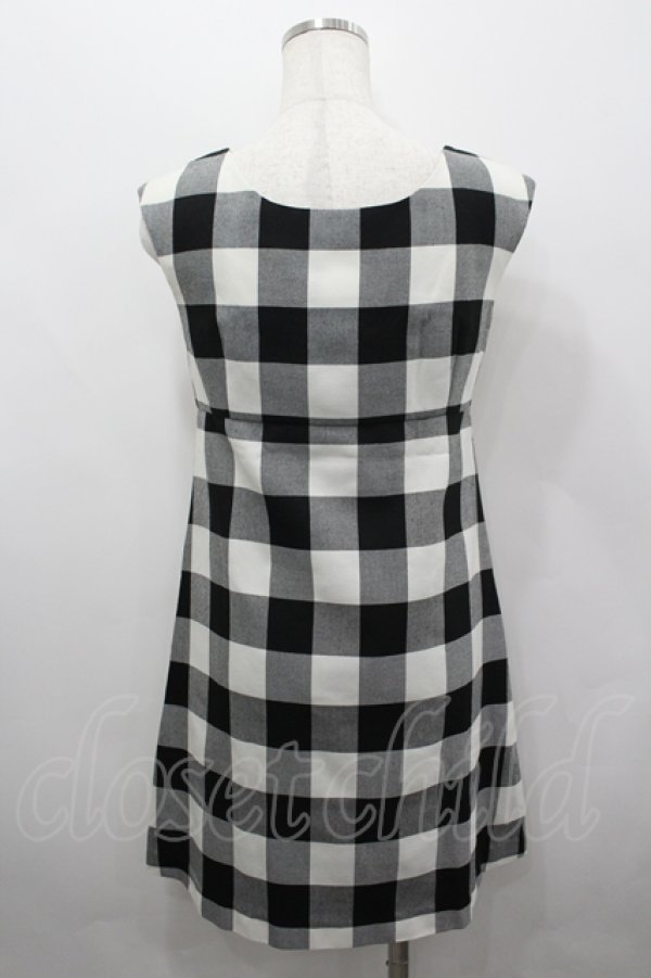 画像3: MILK / ROB ROYジャンパースカート  黒Ｘ白チェック I-26-04-06-052-ML-OP-SA-ZI (3)