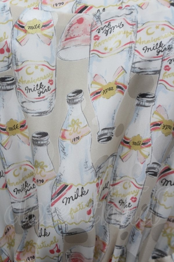 画像2: MILK / セレブレイトドレス  ベージュ I-26-04-06-053-ML-OP-SA-ZI (2)