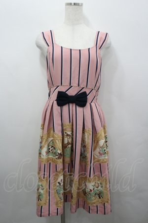 画像: Emily Temple cute / フェアリーテイルフレームノースリーブワンピース  ピンク I-26-04-06-055-ET-OP-SA-ZI