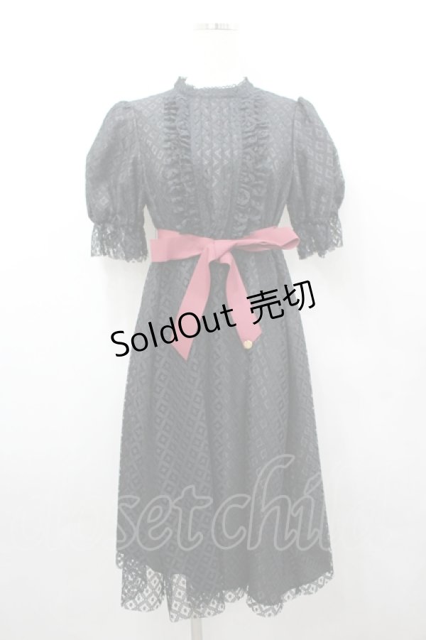 画像1: Emily Temple cute / 刀剣乱舞-ONLINE-加州清光ver.ワンピース  黒Ｘボルドー I-26-04-06-059-ET-OP-SA-ZI (1)