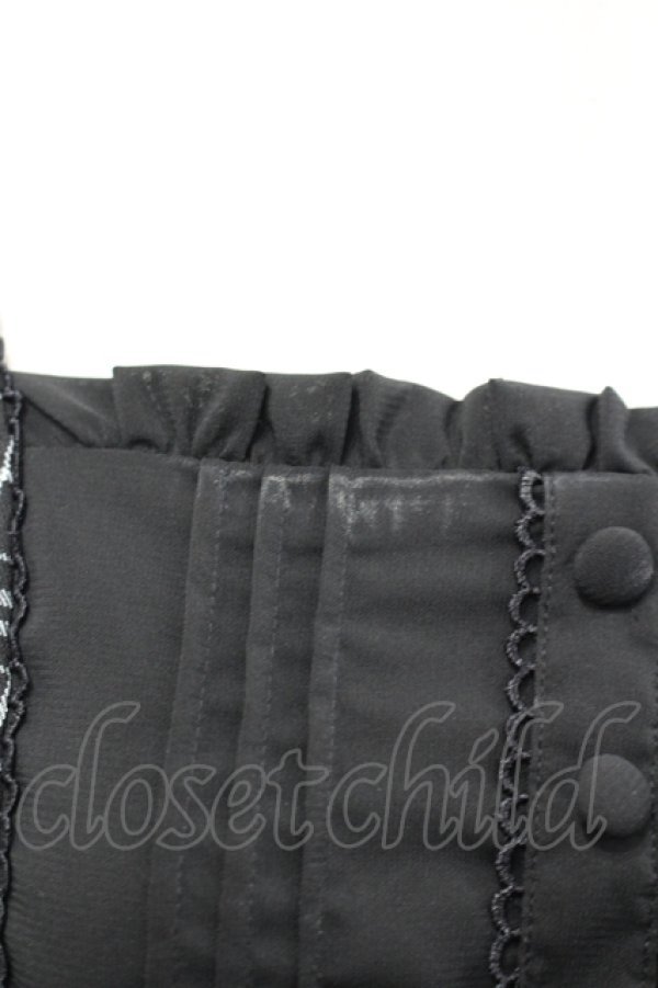 画像3: Secret Honey / チェックジャンスカドッキングデザインワンピース  黒Ｘ白チェック I-26-04-06-060-CA-OP-SA-ZI (3)