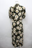 画像3: INGEBORG / 花柄開襟ワンピース  黒 I-26-04-06-069-LO-OP-TE-ZI (3)
