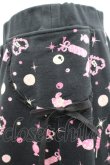 画像2: BABY,THE STARS SHINE BRIGHT / キャンディプリントスカート  黒Ｘピンク I-26-04-06-085-BA-SK-SA-ZI (2)