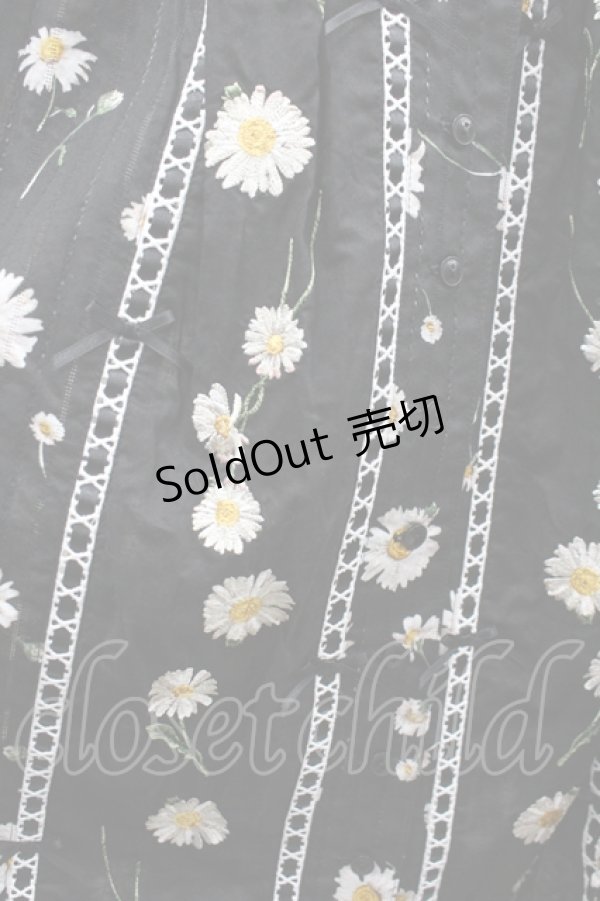 画像2: PINK HOUSE / ひなぎくプリントスカート  黒 I-26-04-06-090-LO-SK-SA-ZI (2)