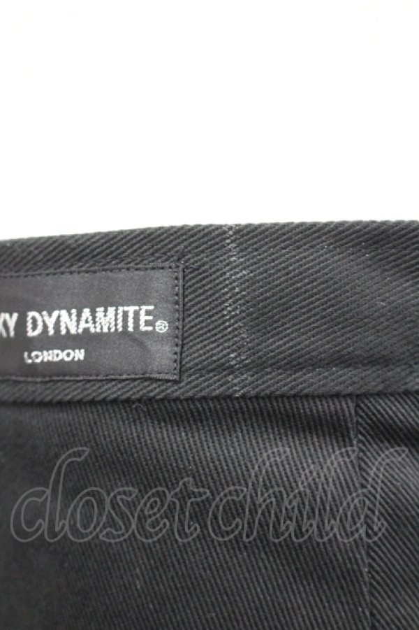 画像2: SEXY DYNAMITE LONDON / サイドレースアップミニスカート  ブラック I-26-04-06-097-PU-SK-SA-ZI (2)