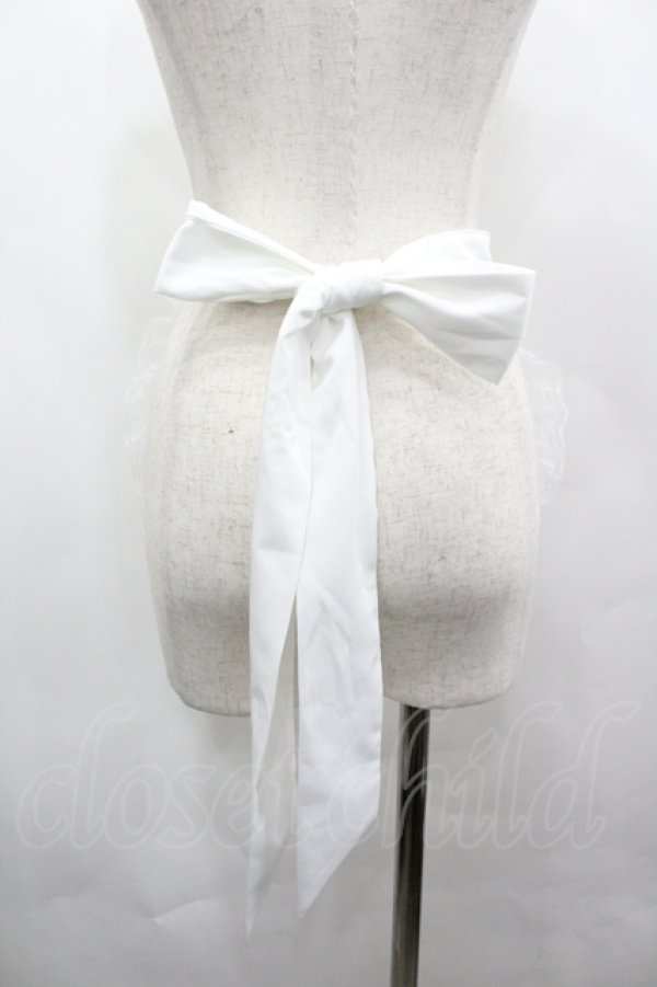 画像2: Puppet Bombs（海外ロリータブランド） / レースエプロン  白 I-26-04-06-102-LO-ZA-SA-ZI (2)