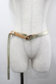 画像1: Jane Marple Dans Le Salon / Shiny leather belt  ゴールド I-26-04-06-105-JM-ZA-TE-ZI (1)