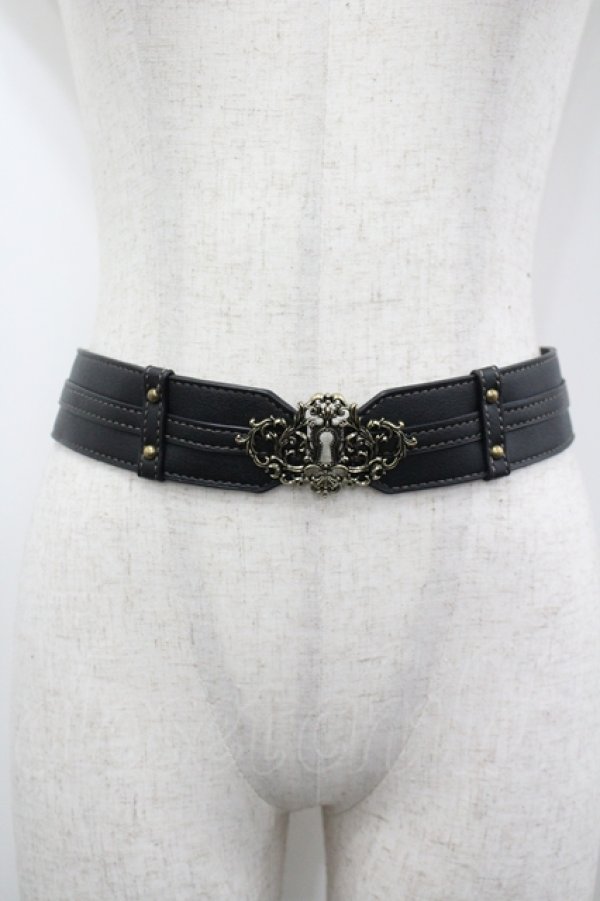 画像1: Kurumi Collaboration / マリンシークレット鍵穴ベルト   I-26-04-06-107-GO-ZA-SA-ZI (1)