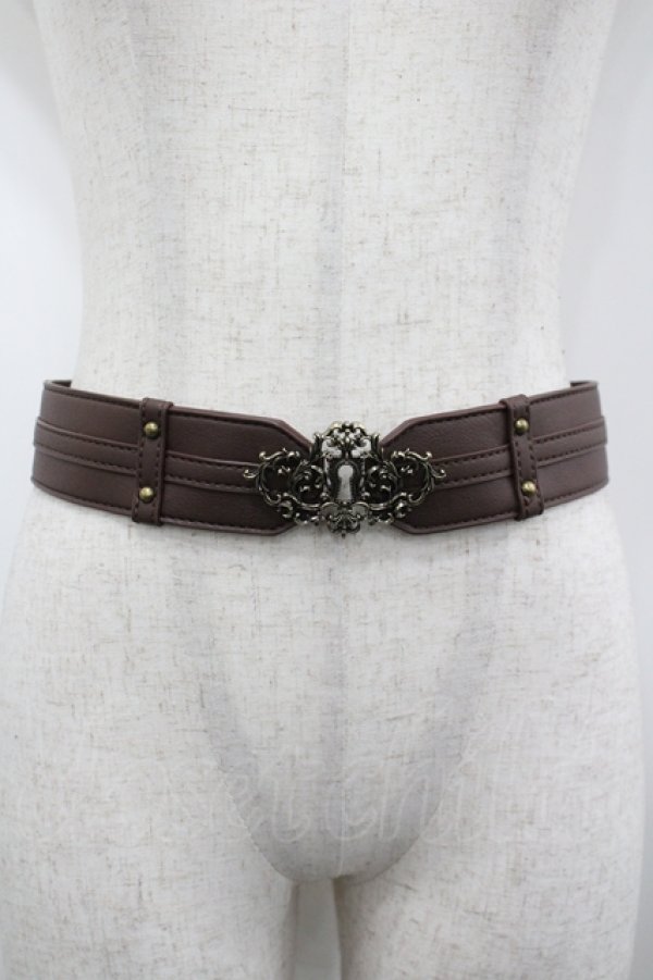 画像1: Kurumi Collaboration / マリンシークレット鍵穴ベルト   I-26-04-06-108-GO-ZA-SA-ZI (1)