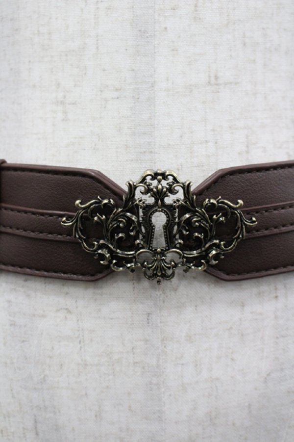 画像2: Kurumi Collaboration / マリンシークレット鍵穴ベルト   I-26-04-06-108-GO-ZA-SA-ZI (2)