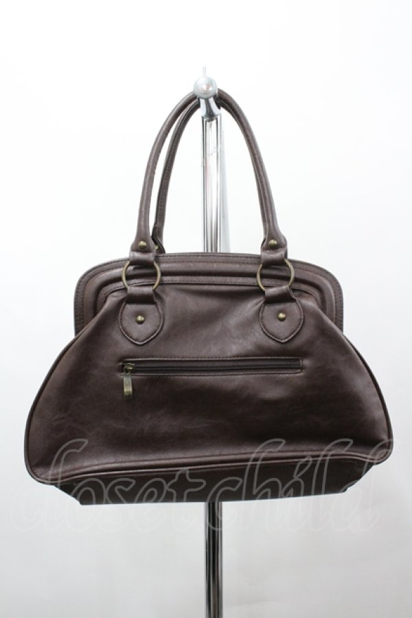 画像3: axes femme / レザーバッグ  ブラウン I-26-04-06-110-AX-BG-TE-ZI (3)