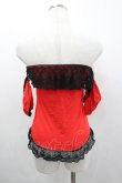 画像3: GLAVIL / 袖付きベアトップ  レッド I-26-04-06-016-PU-TO-SA-ZI (3)