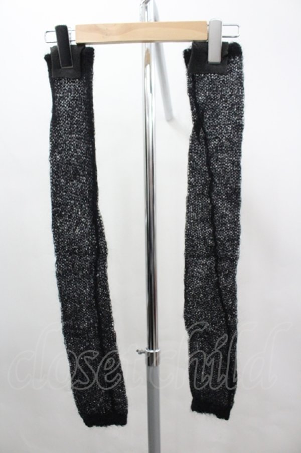 画像4: BPN / モヘアクロスノースリーブニット  ブラック×レッド I-26-04-06-017-GO-TO-SA-ZI (4)