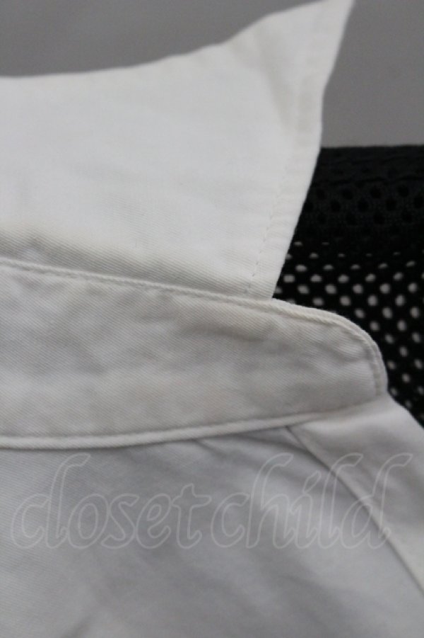 画像3: BPN / 半袖オフィサーシャツ M ホワイト I-26-04-06-018-GO-BL-SA-ZI (3)