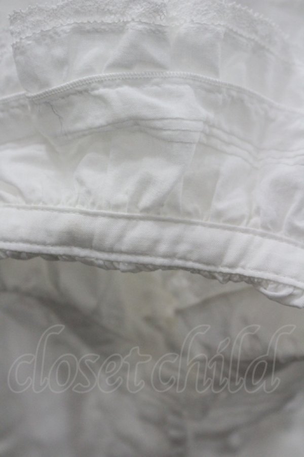 画像2: PINK HOUSE / フランス製レース使い襟付きブラウス  白 I-26-04-06-020-LO-BL-SA-ZI (2)