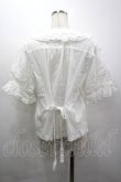 画像5: PINK HOUSE / フランス製レース使い襟付きブラウス  白 I-26-04-06-020-LO-BL-SA-ZI (5)