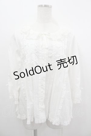 画像: PINK HOUSE / ローンブラウス  白 I-26-04-06-022-LO-BL-SA-ZI