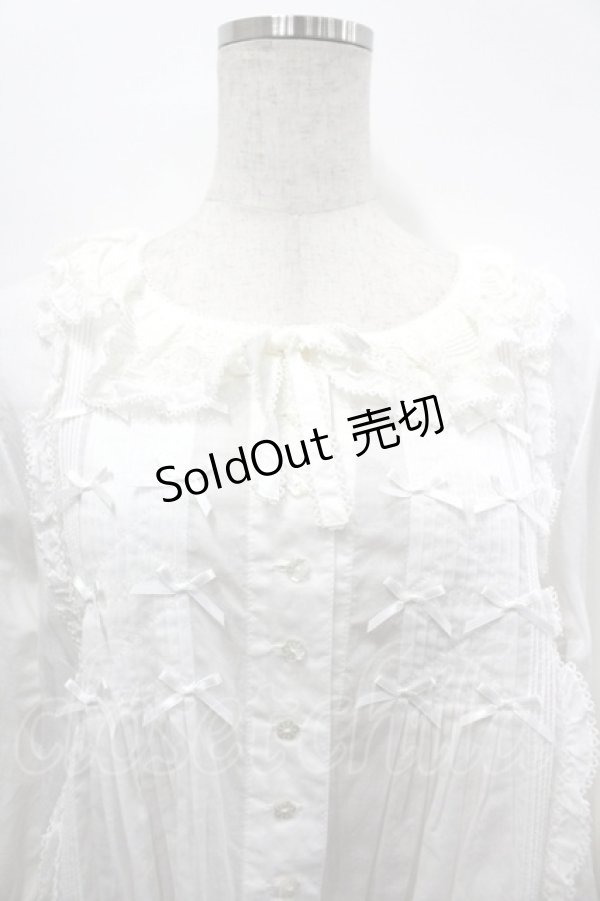 画像2: PINK HOUSE / ローンブラウス  白 I-26-04-06-022-LO-BL-SA-ZI (2)