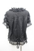 画像3: PINK HOUSE / レース半袖ブラウス  黒 I-26-04-06-026-LO-BL-SA-ZI (3)