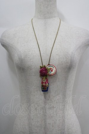 画像: Jane Marple / マトリョーシカネックレス   I-26-04-08-005-JM-AC-SA-ZI