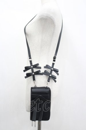 画像: Fickle Bebe / ＦＢリボンマルチショルダー  黒 I-26-04-08-029-0-BG-TE-ZI