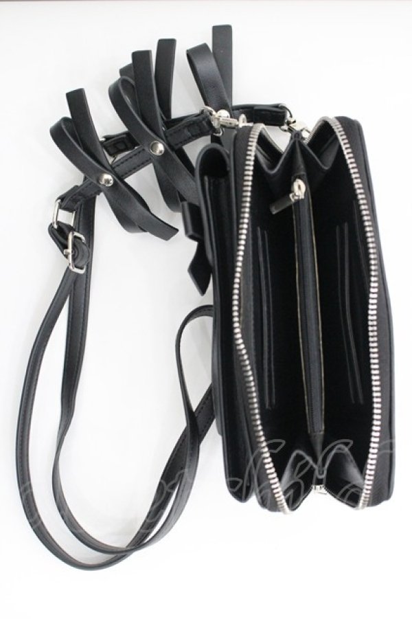 画像3: Fickle Bebe / ＦＢリボンマルチショルダー  黒 I-26-04-08-029-0-BG-TE-ZI (3)