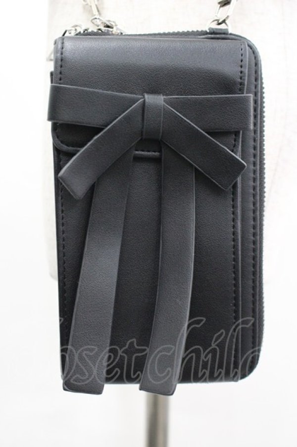 画像4: Fickle Bebe / ＦＢリボンマルチショルダー  黒 I-26-04-08-029-0-BG-TE-ZI (4)