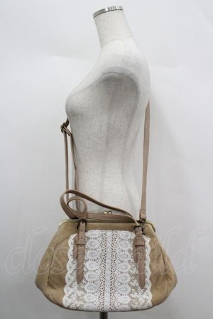 画像: axes femme / レースショルダー  ベージュ I-26-04-08-031-AX-BG-TE-ZI