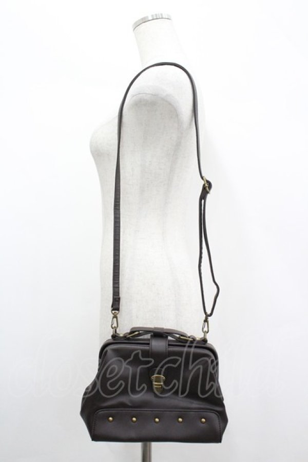 画像1: axes femme kawaii / クラシックドクターバッグ  ブラウン I-26-04-08-034-AX-BG-TE-ZI (1)