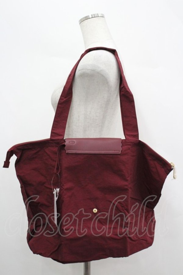 画像2: m petit by misako / AMフラップエコバッグ  赤 I-26-04-08-035-LO-ZA-HR-ZI (2)
