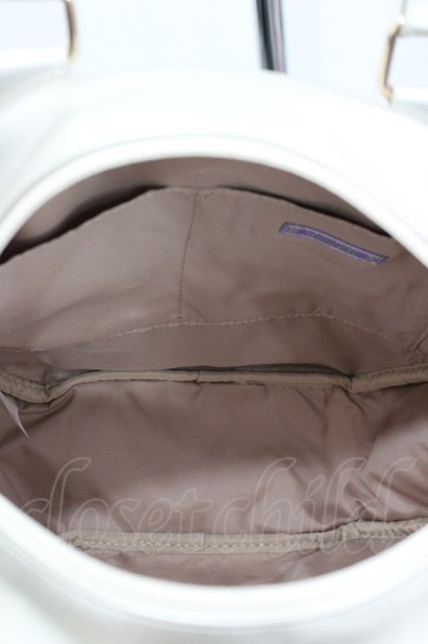 画像3: axes femme kawaii / ツインリボンラウンドハンドバッグ  ゴールド I-26-04-08-036-AX-BG-TE-ZI (3)