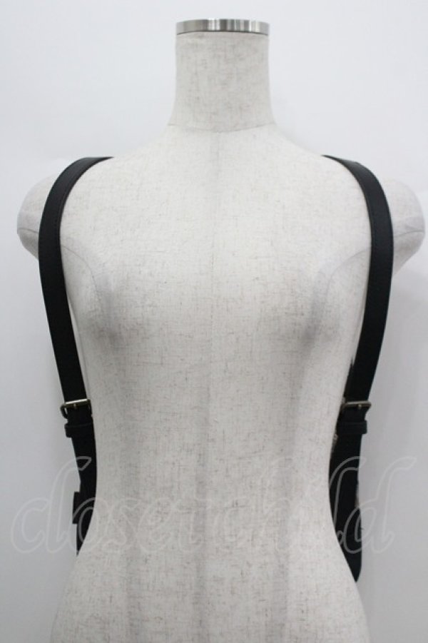 画像2: WONDERFUL WORLD / バラ柄ミニリュック  ブラック I-26-04-08-037-LO-BG-SA-ZI (2)