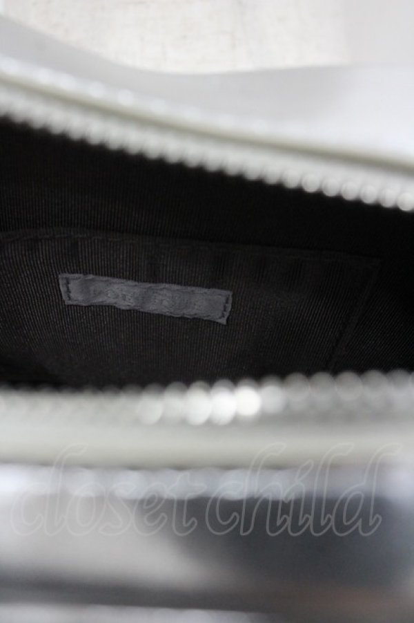 画像3: axes femme POETIQUE / ロゴプレートハートポシェット  シルバー I-26-04-08-042-AX-BG-TE-ZI (3)