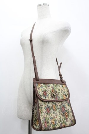 画像: axes femme / ゴブランショルダーバッグ  ブラウン I-26-04-08-043-AX-BG-SA-ZI