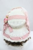 画像4: LOLITAその他(お買取対象外) / ローズリボンハット・お袖とめセット  ピンクｘアイボリー I-26-04-08-049-LO-AC-SA-ZI (4)