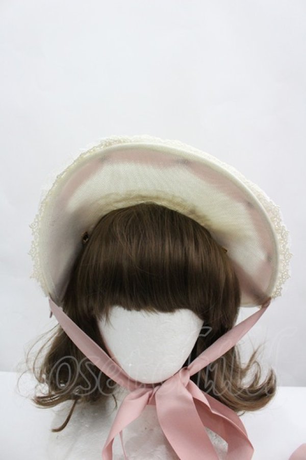 画像6: LOLITAその他(お買取対象外) / ローズリボンハット・お袖とめセット  ピンクｘアイボリー I-26-04-08-049-LO-AC-SA-ZI (6)