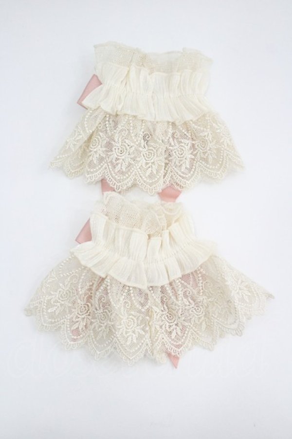 画像8: LOLITAその他(お買取対象外) / ローズリボンハット・お袖とめセット  ピンクｘアイボリー I-26-04-08-049-LO-AC-SA-ZI (8)