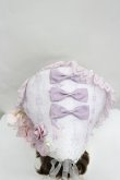 画像5: LOLITAその他(お買取対象外) / レースプリント&リボンハーフボンネットセット  ラベンダー I-26-04-08-061-LO-AC-SA-ZI (5)