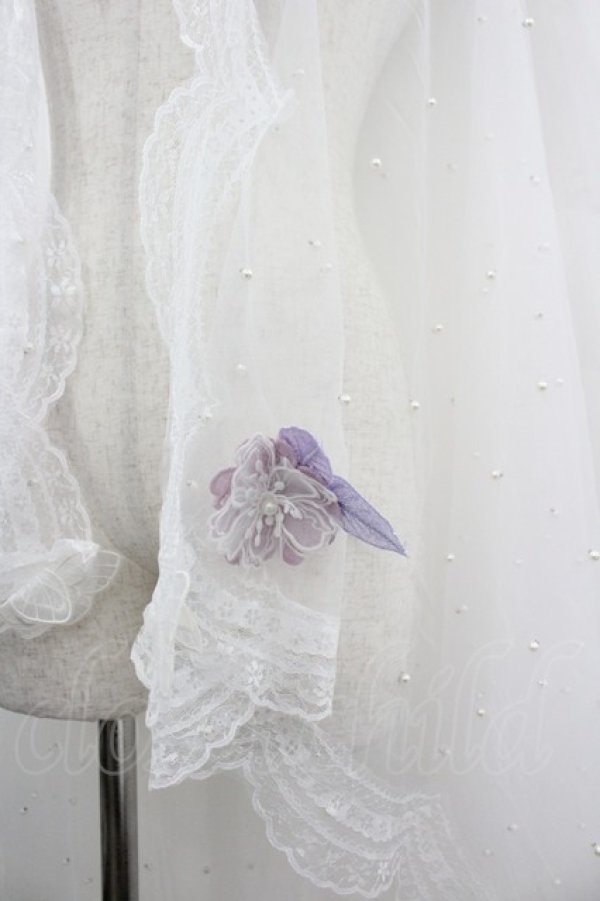 画像8: LOLITAその他(お買取対象外) / レースプリント&リボンハーフボンネットセット  ラベンダー I-26-04-08-061-LO-AC-SA-ZI (8)