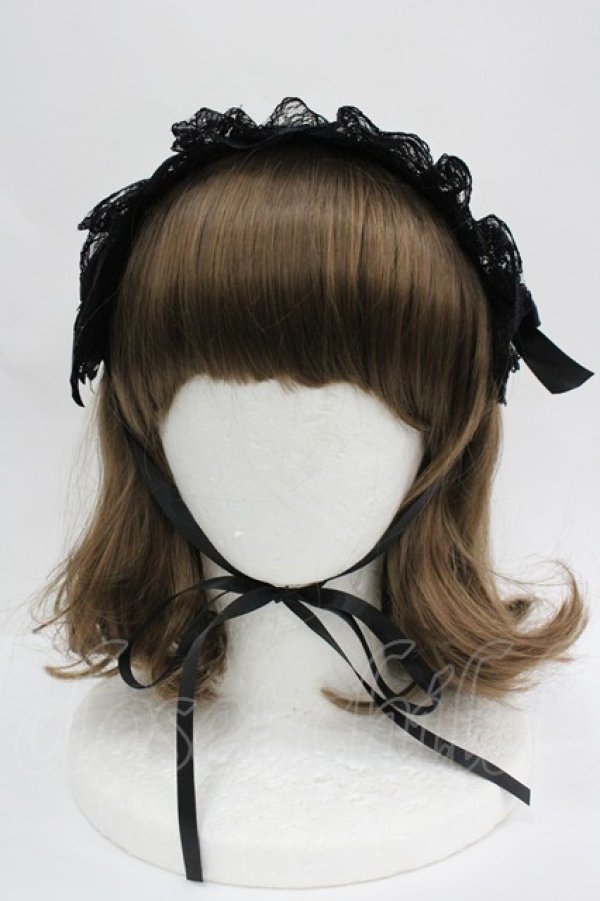 画像3: NOEMIE / キラキラハートビジューヘッドドレス  黒 I-26-04-08-066-LO-AC-TE-ZI (3)