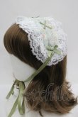画像1: LOLITAその他(お買取対象外) / フラワーレースヘッドドレス  グリーン I-26-04-08-070-LO-AC-SA-ZI (1)