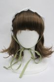 画像3: LOLITAその他(お買取対象外) / フラワーレースヘッドドレス  グリーン I-26-04-08-070-LO-AC-SA-ZI (3)