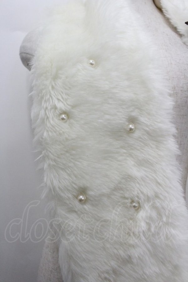 画像4: Juliette et Justine / ファーマフラー  ホワイト I-26-04-08-010-CL-ZA-SA-ZI (4)