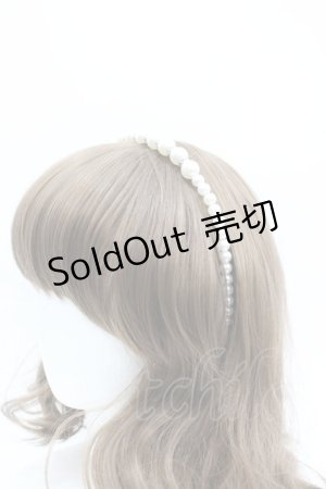 画像: LOLITAその他(お買取対象外) / パールカチューシャ  白 I-26-04-08-083-LO-AC-SA-ZI
