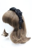 画像2: LOLITAその他(お買取対象外) / 4つリボンカチューシャ  黒 I-26-04-08-084-LO-AC-SA-ZI (2)