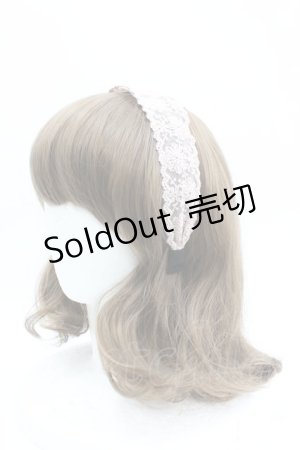 画像: axes femme / 花柄レースカチューシャ  ピンク I-26-04-08-087-AX-AC-SA-ZI