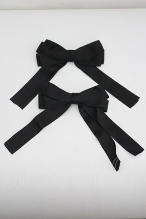 画像: Nana Riot / リボンクリップセット  黒 I-26-04-08-097-LO-AC-SA-ZI